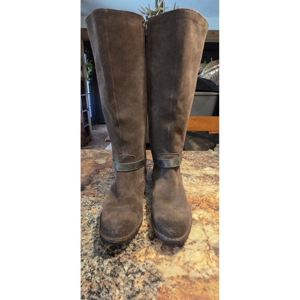 Bussola Women's 40 Tall Leather Boots, Fall, Festival, Concert, Casual